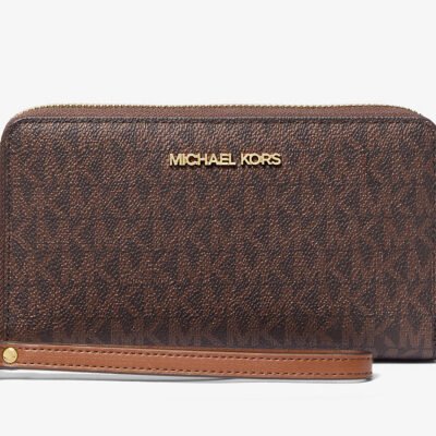 Carteira Michael Kors Jet Set Travel Logo Média