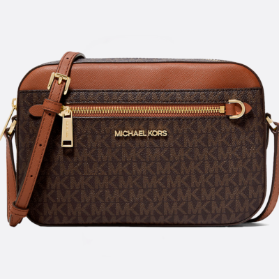 Bolsa Crossbody Michael Kors Jet Set Logo Corrente East West